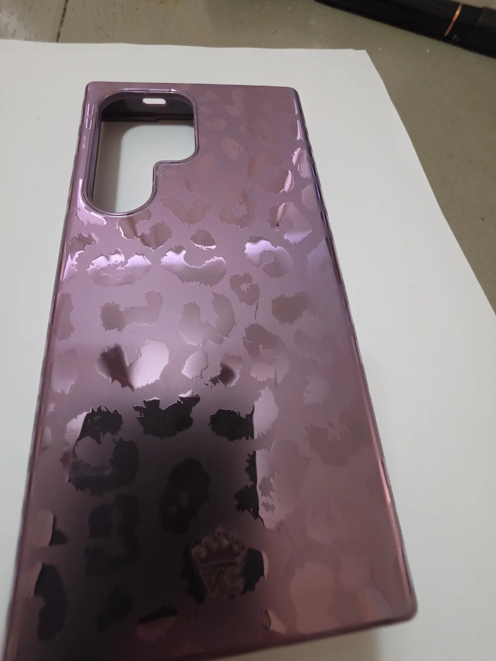 Velvet Caviar Metallic Purple Leopard Print Samsung S24 Ultra Case